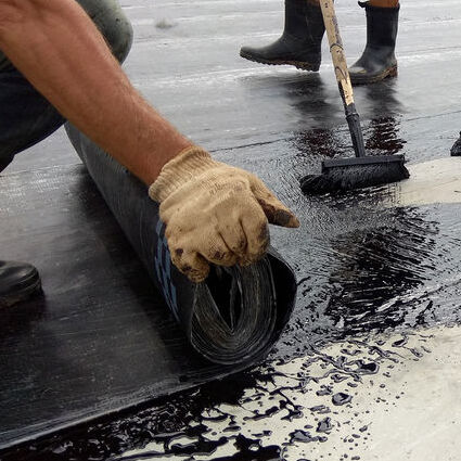 Modified bitumen roofing